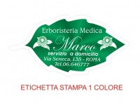 Etichette adesive per erboristerie, cosmetica, cosmesi (mm 59X30)  (cod.6M )